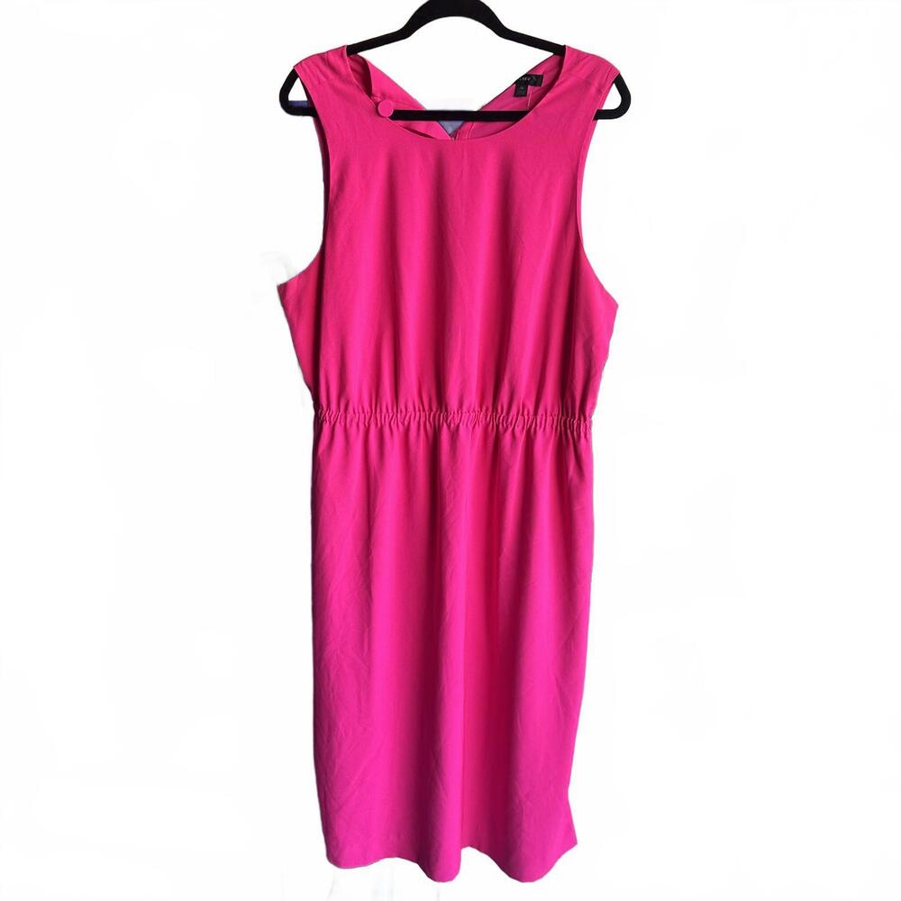 J.Crew Women's Pink Dress - Size 18